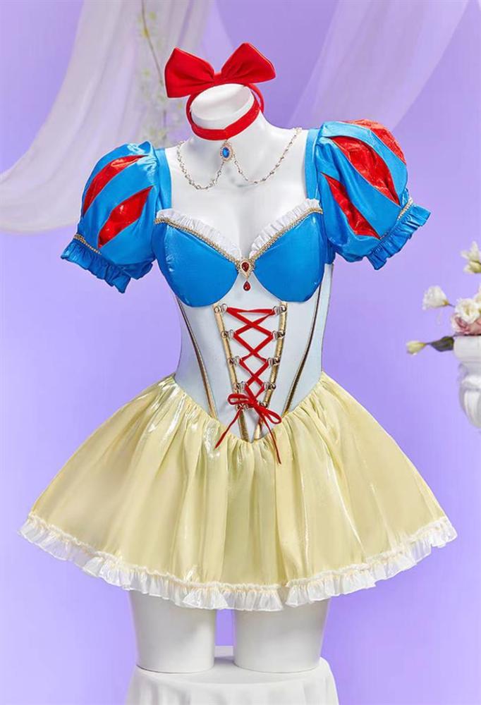 Snow White Sweet Princess Dress Halloween Cosplay Costume