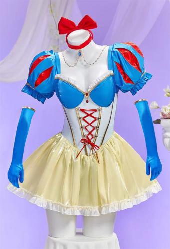 Snow White Sweet Princess Dress Halloween Cosplay Costume