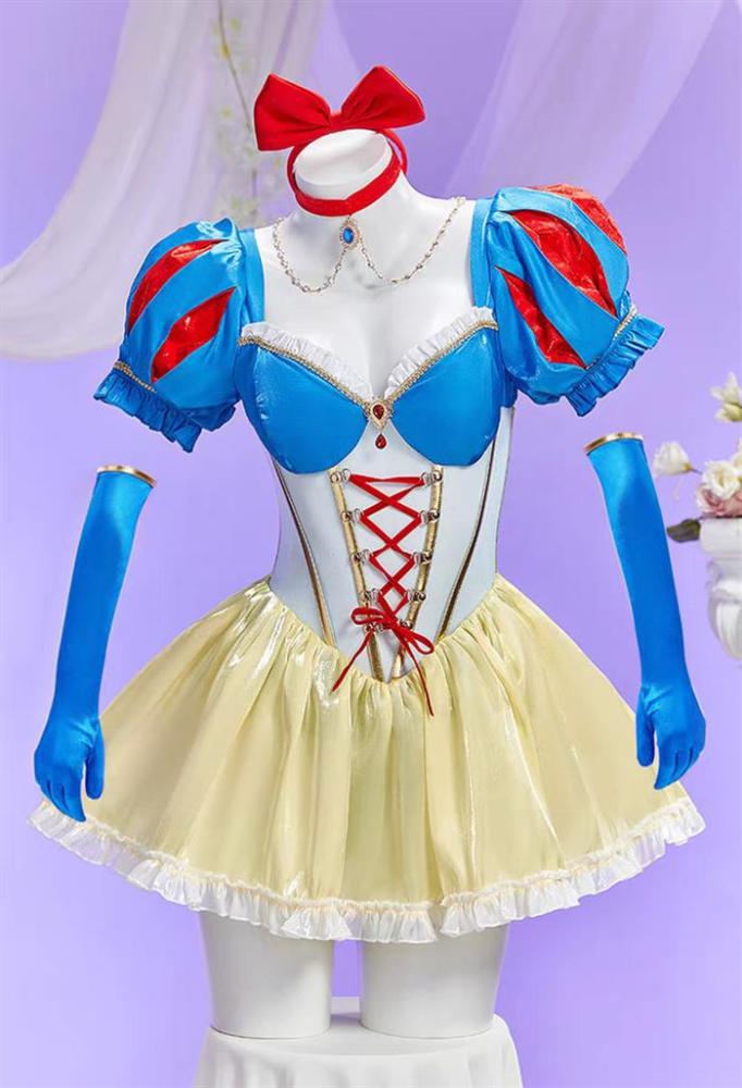 Snow White Sweet Princess Dress Halloween Cosplay Costume