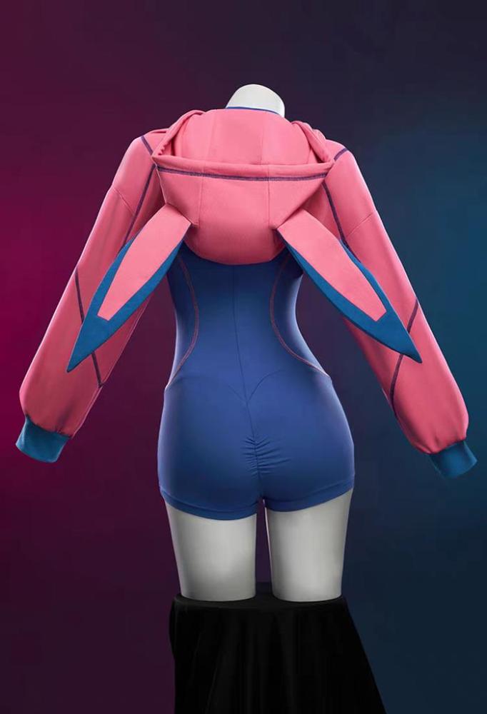 Overwatch D.VA Cyber Rabbit Bodysuit Sportswear Cosplay Costume