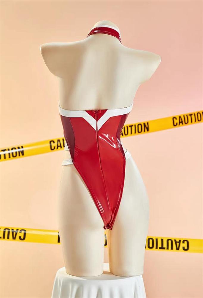 Darling in the Franxx Zero Two PU Bodysuit Jumpsuit Cosplay Costume