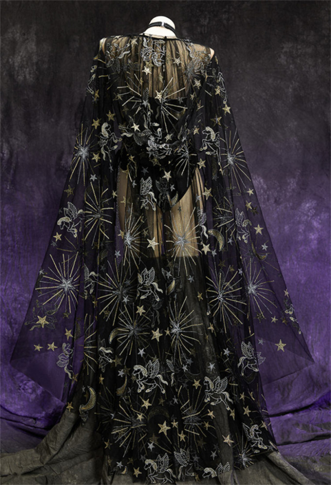Gothic Mysterious Astrologer Jumpsuit Halloween Cosplay Costume