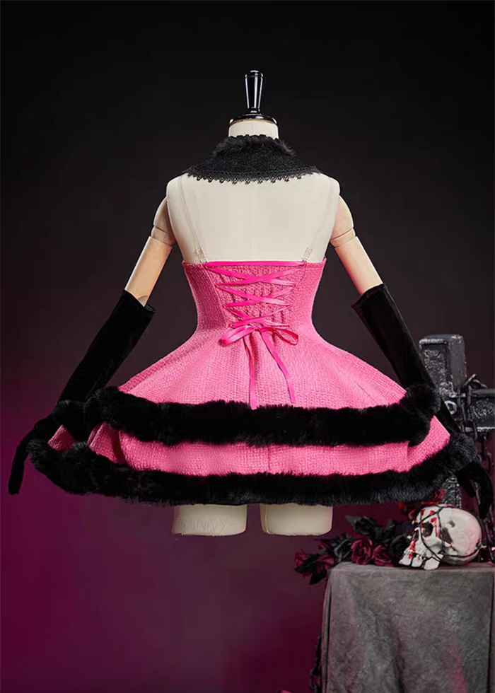 Monster High Draculaura Ula Sexy Cute Vampire Wool Dress Cosplay Costume