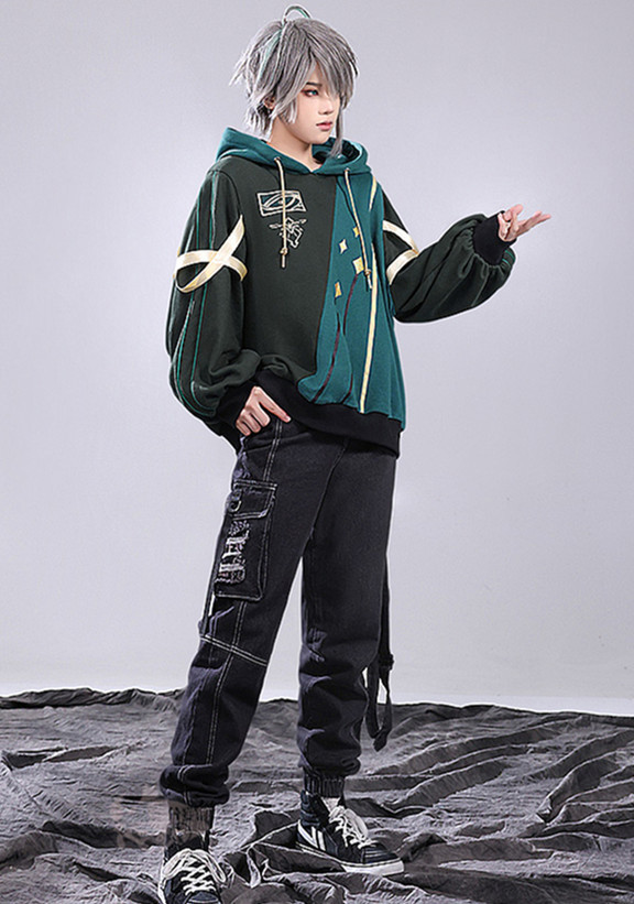 Genshin Impact Alhaitham Pullover Hooded Sweatshirt Streetwear Hoodie