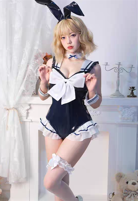 Kawaii Cute Sexy Uniform Bodysuit Bunny girl Cosplay Costume
