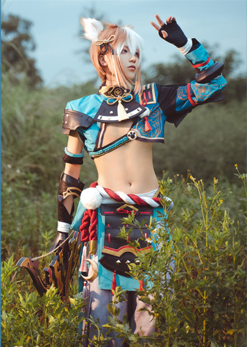 Genshin Impact Gorou Cosplay Costume