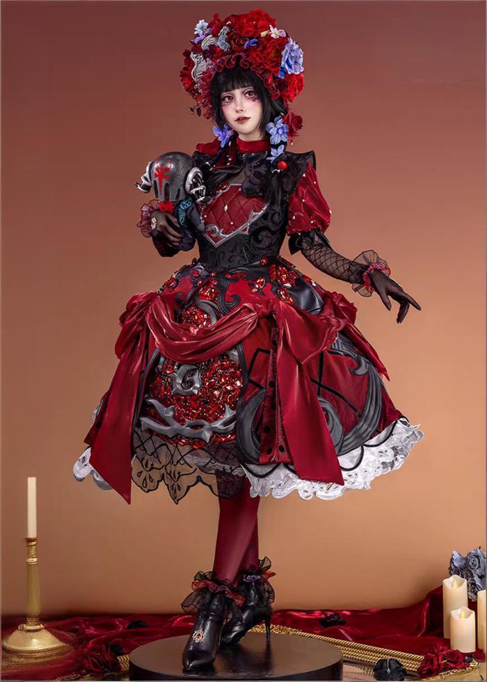 Identity V Miss Pomegranate Plate Cosplay Costume