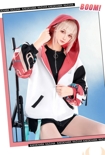 Genshin Impact Adventure Group Derivative Kaedehara Kazuha and Barbatos Venti Casual Cosplay Hoodie