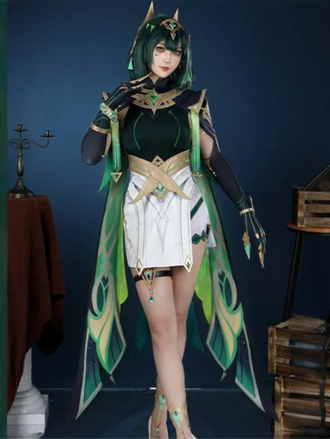 Genshin Impact Song of the Welkin Moon Nefer Cosplay Costume