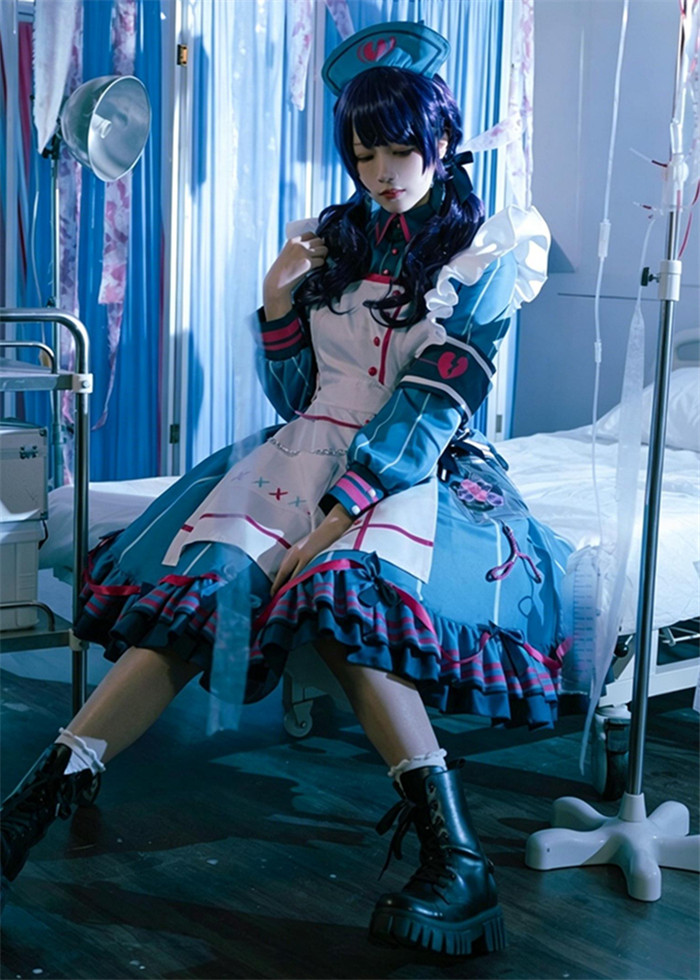 Asahina Makoto Maid Dress Cosplay Costume