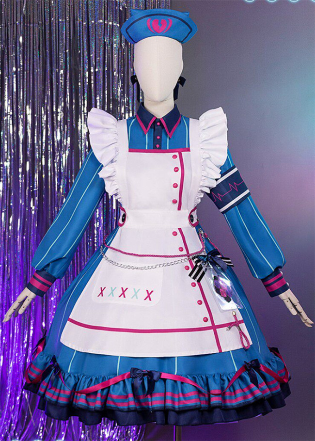 Asahina Makoto Maid Dress Cosplay Costume