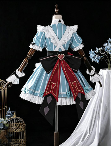 Genshin Impact Miliastra Wonderland Dacing Party Alice Maid Cosplay Costume