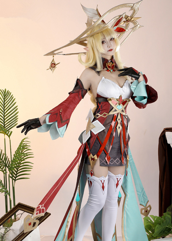 Genshin Impact Hexenzirkel Alice Cosplay Costume