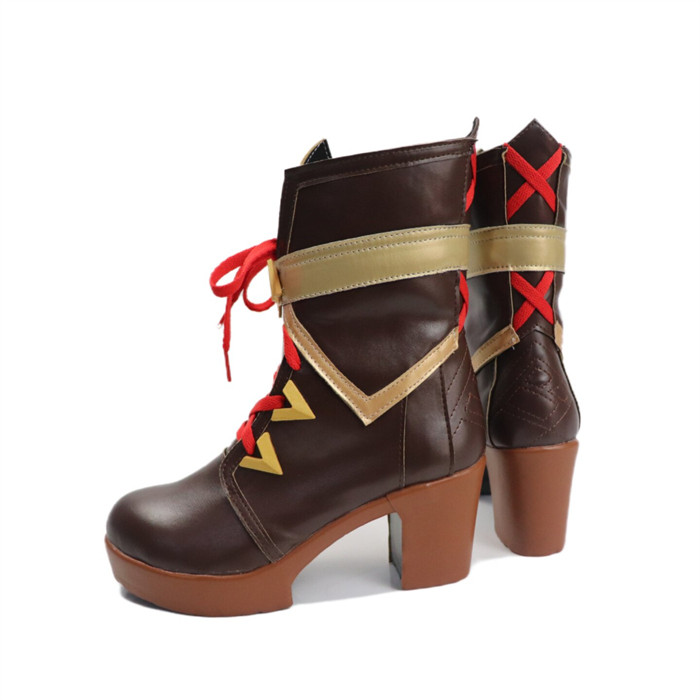 Genshin Impact Naturalist Linnea Cosplay Boots Shoes