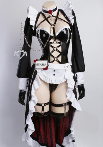 The Goddess of Victory: Nikke PU Cute Sexy Coffee Maid Costume