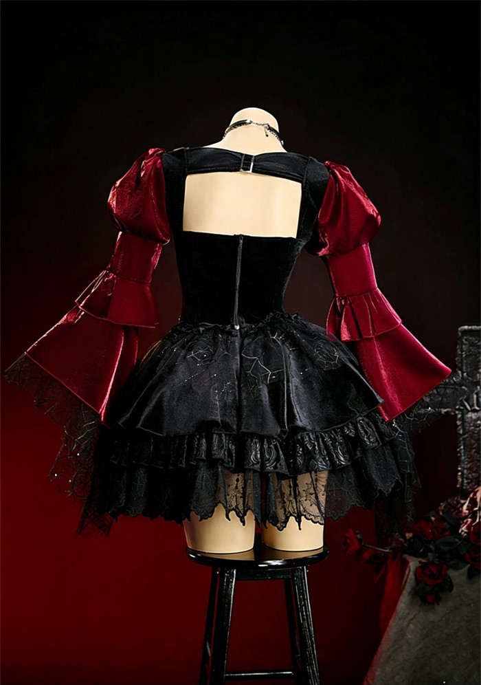 Bbunny Skeleton Gothic Women Halloween Costume Alternative Dress