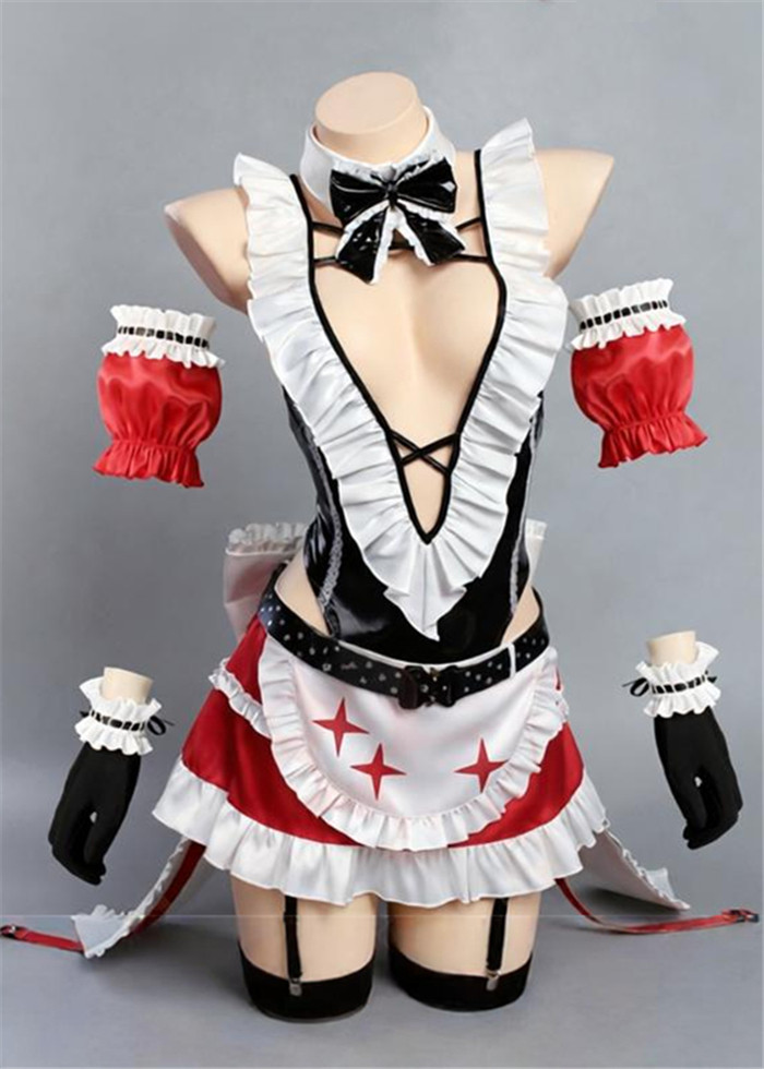 Little Red Riding Hood Cafe Sexy Maid Costume