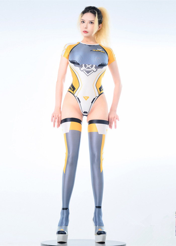Y3K Cyber Punk E Girl Swimsuit Bikini Costume Jumpsuit