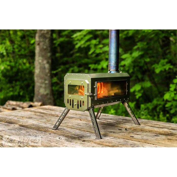 Ultralight Tent Stove | Titanium Wood Stove for Camping