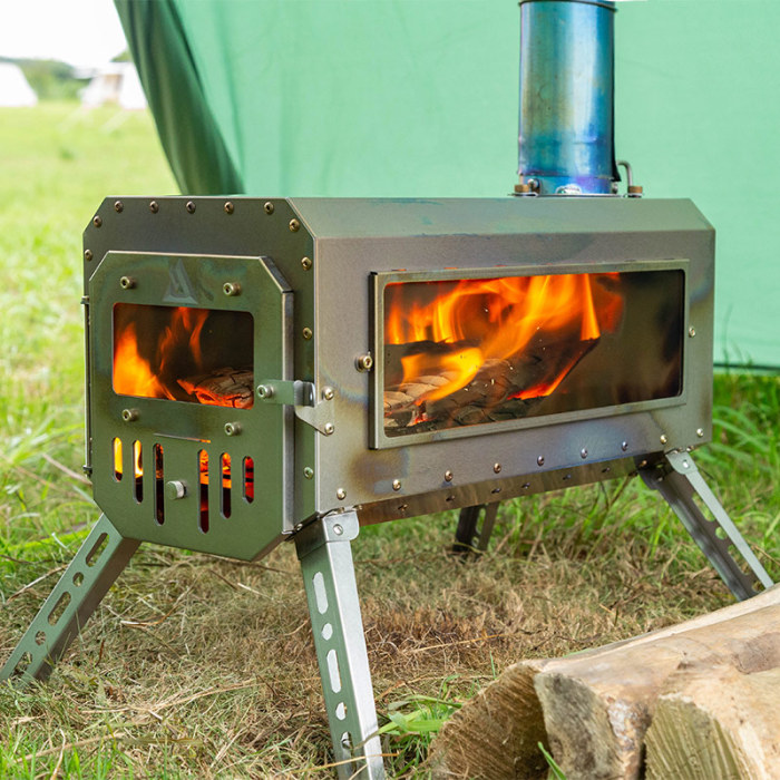 Ultralight Tent Stove | Titanium Wood Stove for Camping