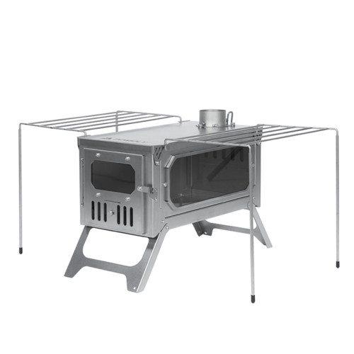 T-BRICK Poêle à Bois Réchaud en Titane pour Camping
