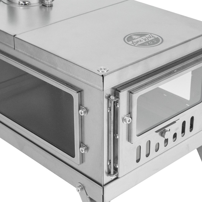 Timber Wolf 3 Poêle à Bois de Amovible Camping Solo Brousse