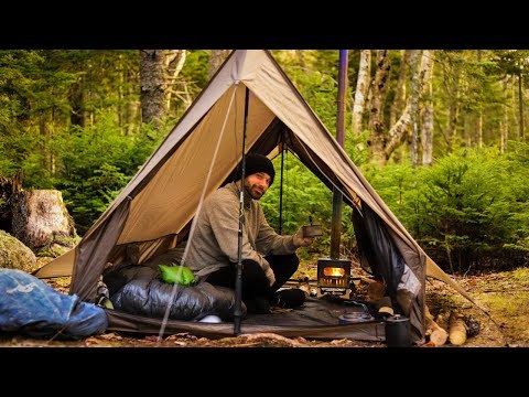 CHALET 70 Tente avec Poêle de Ultra-léger Tente Cheminée de Camping Brousse Solo
