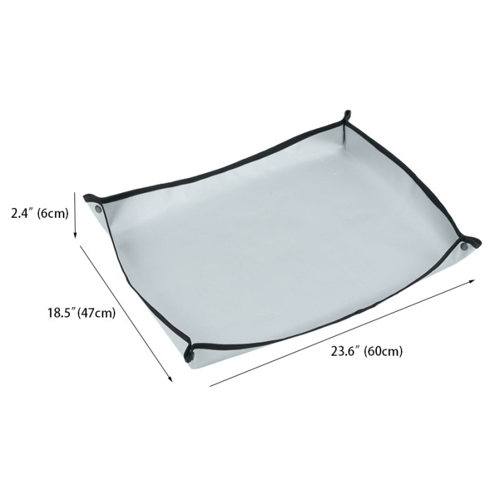 POMOLY Tapis de Braise de Poêle à Bois 28.7'' x 22.8'' (73 x 58 cm)