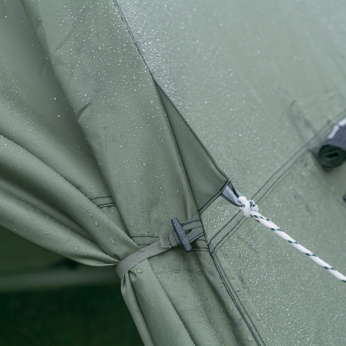 HEX Plus Tente Cheminée avec Poêle 2-6 Personnes