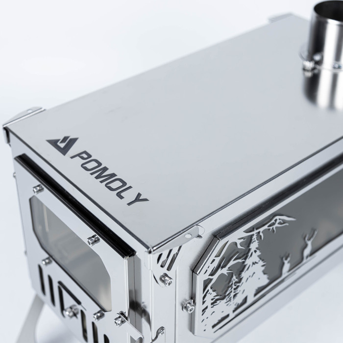 Altay Poêle à Bois Mirror Version T-Brick Édition limitée Poêle à Bois en Titane