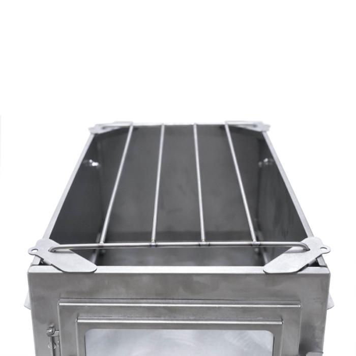 Grille de Cuisson en Titane de POMOLY T1 Poêle (4 parties +1 Grille)