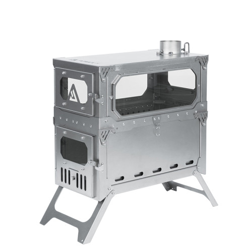 T-BRICK MAX Poêle à Bois de Portable Pliage Pour 3 4 5 6 Personnes