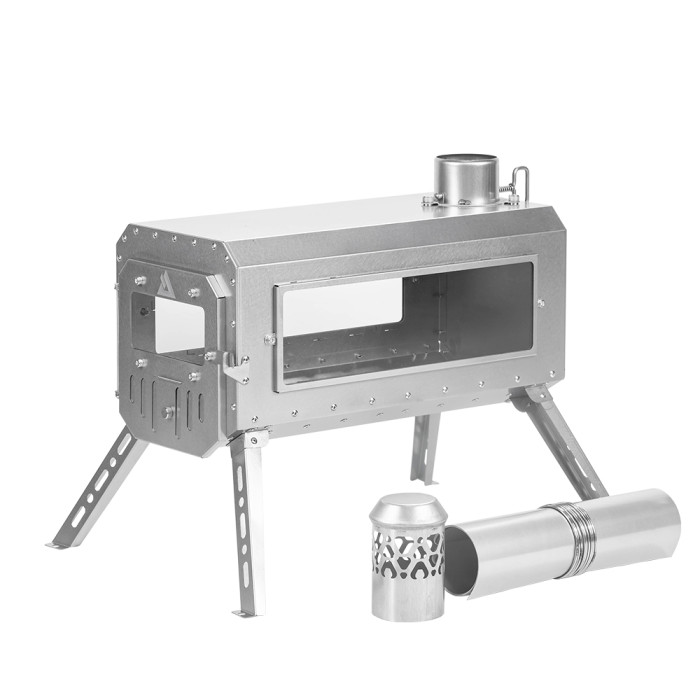 Traveler 3 Fournaise à bois | Four de tente en titane léger