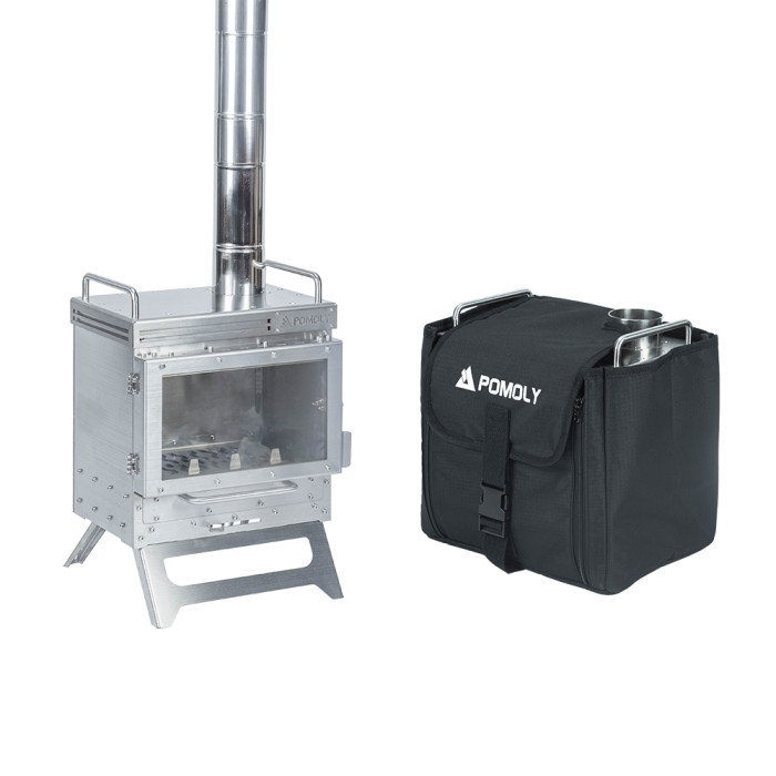 Dweller Mini poêle à bois | Cheminée extérieure pour le camping chaud de tente