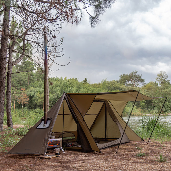 Abri ultra-léger STOVEHUT 20 | Tente chaude de camping pour Bushcrafter | POMOLY nouveauté