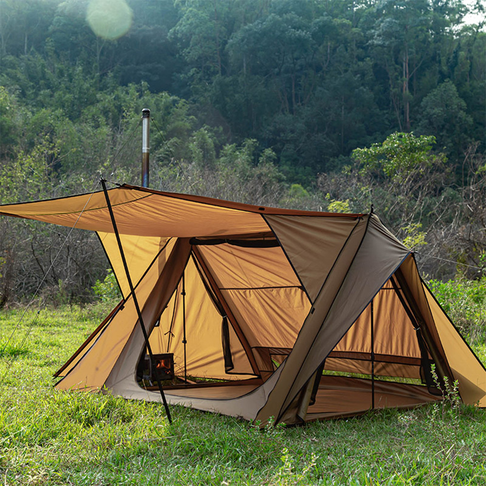 POMOLY Le meilleur réchaud de tente en Titane et tente de camping d'hiver