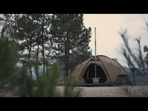 Lumberjack | Poêle à bois en titane | Réchaud de tente portable | POMOLY nouveauté