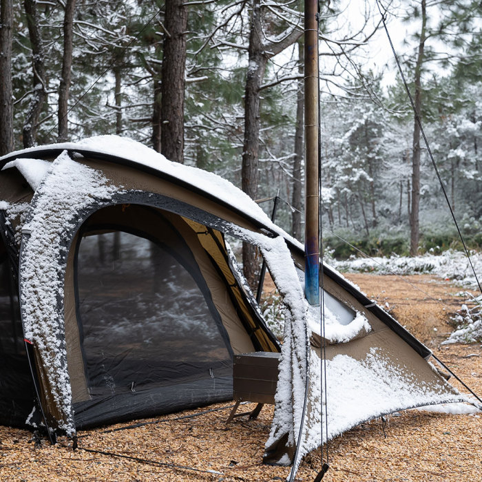 Un poêle à bois extérieur portable Camping tente de Bois Poêle