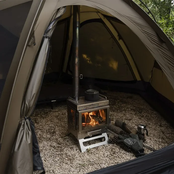 Dweller Max 3 | Poêle à bois de camping | POMOLY 2023 Nouvelle arrivée