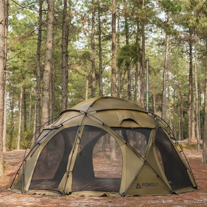 POMOLY Sphere X8 | Tente de camping autoportante en forme de dôme 8P | Nouveauté POMOLY 2025