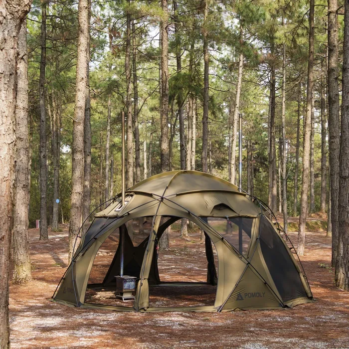 POMOLY Sphere X8 | Tente de camping autoportante en forme de dôme 8P | Nouveauté POMOLY 2025