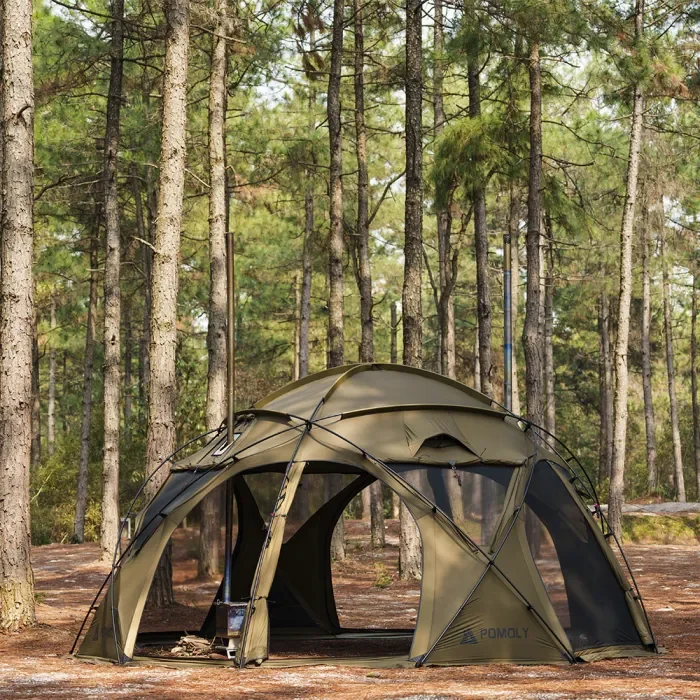 POMOLY Sphere X8 | Tente de camping autoportante en forme de dôme 8P | Nouveauté POMOLY 2025
