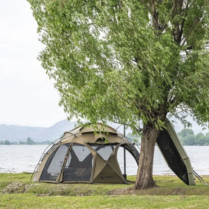 POMOLY Sphere X8 | Tente de camping autoportante en forme de dôme 8P | Nouveauté POMOLY 2025