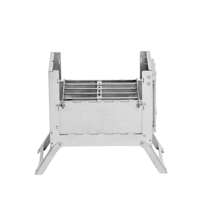 X-Ti Mini | Poêle à bois en titane pliable double | Nouveauté POMOLY