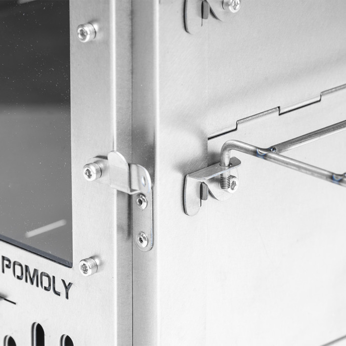 X-Ti | Poêle à bois en titane pliable double | Nouveauté POMOLY