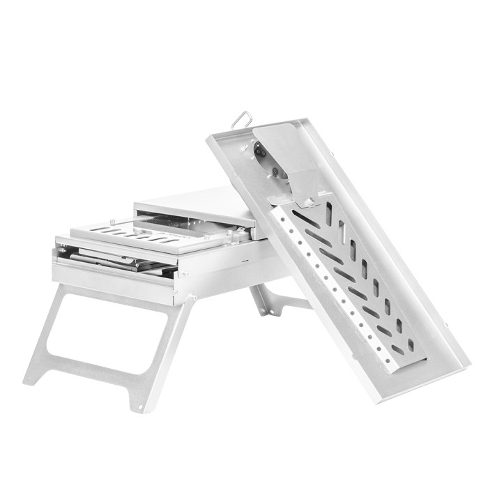 X-Ti Ultra 5  | Poêle à bois en titane pliable double | Nouveauté POMOLY