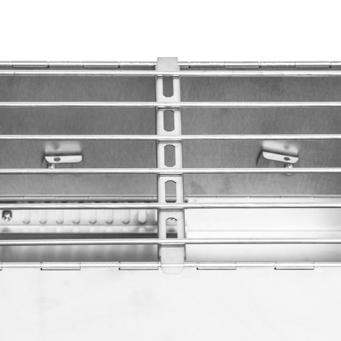Grille de feu de camp en titane & Étagères latérales | Accessoires 2-en-1 pour poêle X-Ti Series | Nouveauté POMOLY