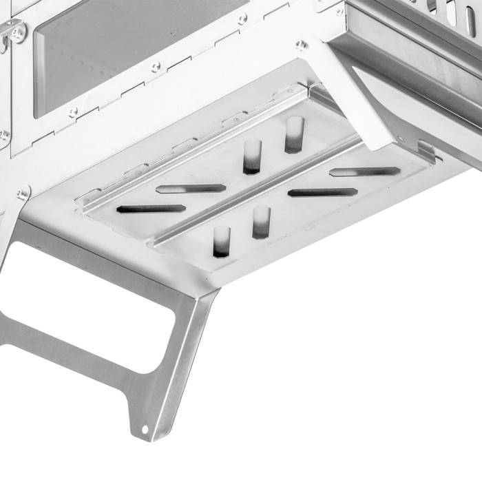 X-Ti Max 5  | Poêle à bois en titane pliable double | Nouveauté POMOLY
