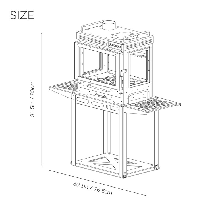 Base de rangement pour poêles Dweller Max et Dweller Max Ti Series | Nouveauté POMOLY