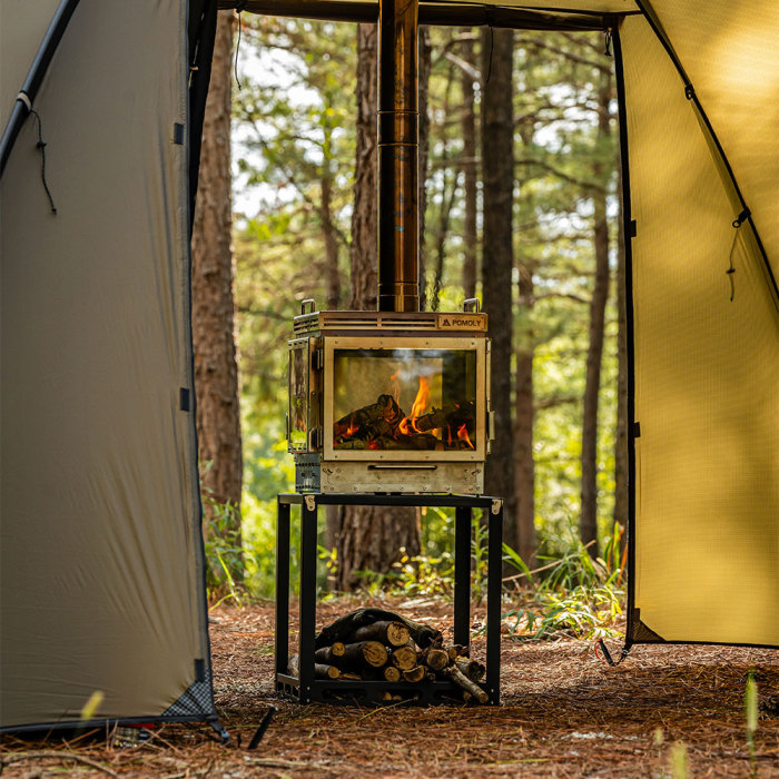 Cube 4  | Poêle à bois de camping | Nouveauté POMOLY